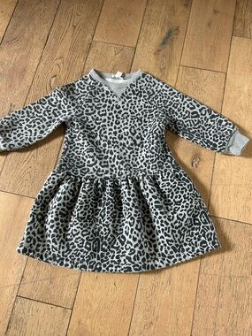 Crewcuts Grey Leopard-Print Sweatshirt